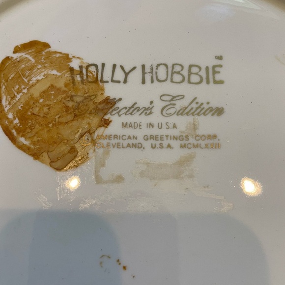 Vintage American Greetings Hollie Hobbie Collector’s Edition Decorative Plate - Picture 8 of 10
